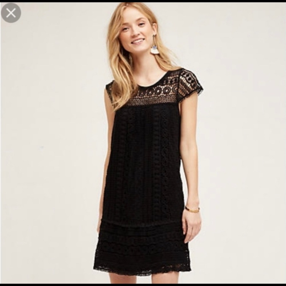COPY - Anthropologie Crochet Lace Ruffle Dress
by Maeve